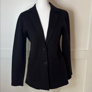 Ann Taylor Black Knit Sweater size XS in excellent condition